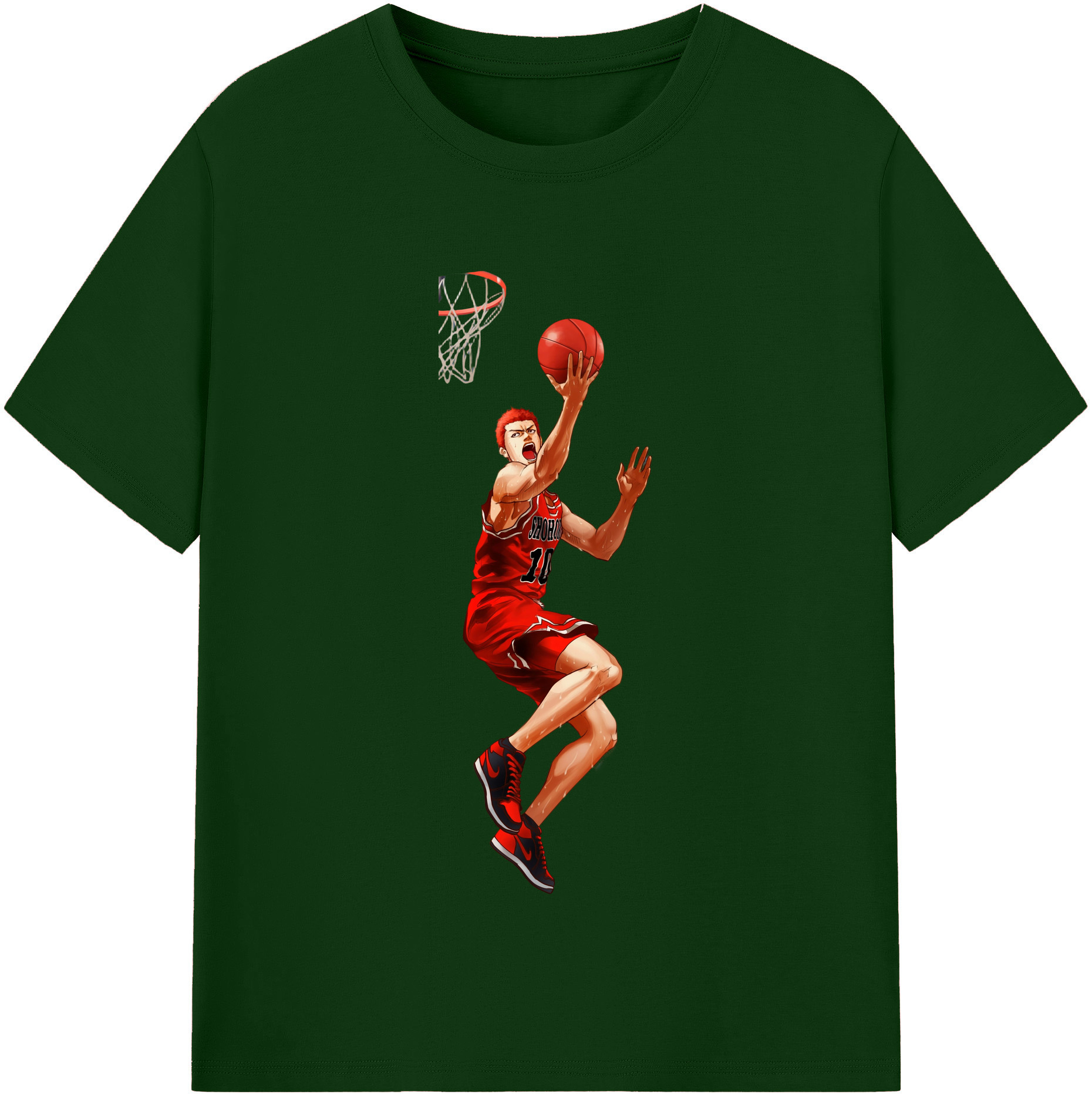 （画像用） SLAM DUNK／スラムダンク 綿100％半袖Tシャツ（フロントプリント）